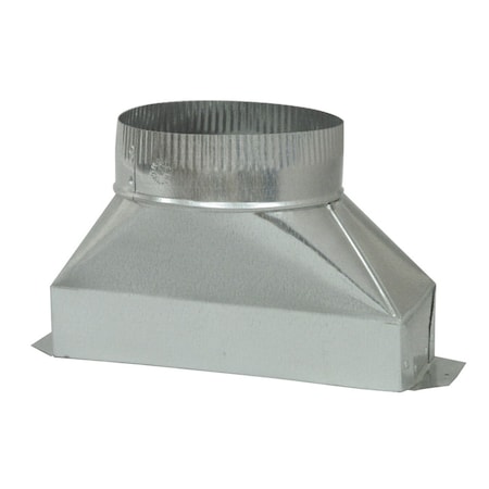 Lambro Deflect-O 4 in. D X 10 in. L Galvanized Steel Duct DGT34